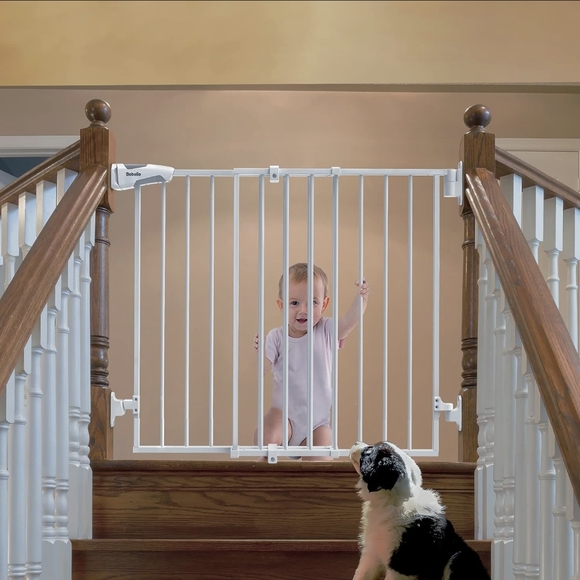 Babelio 34" Extra Tall Baby/Dog Safety Gate - Picture 1 of 5